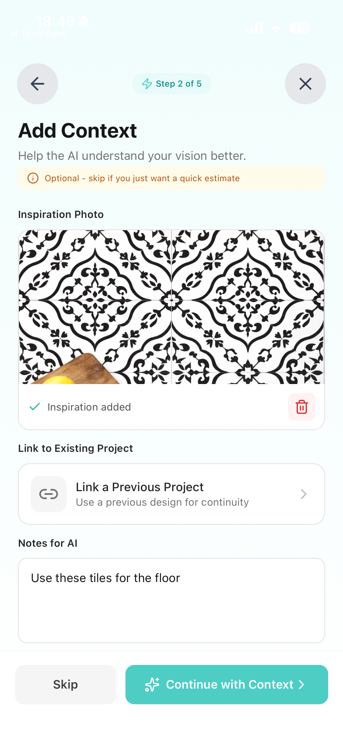 Inspiration: B&W art deco floor tiles